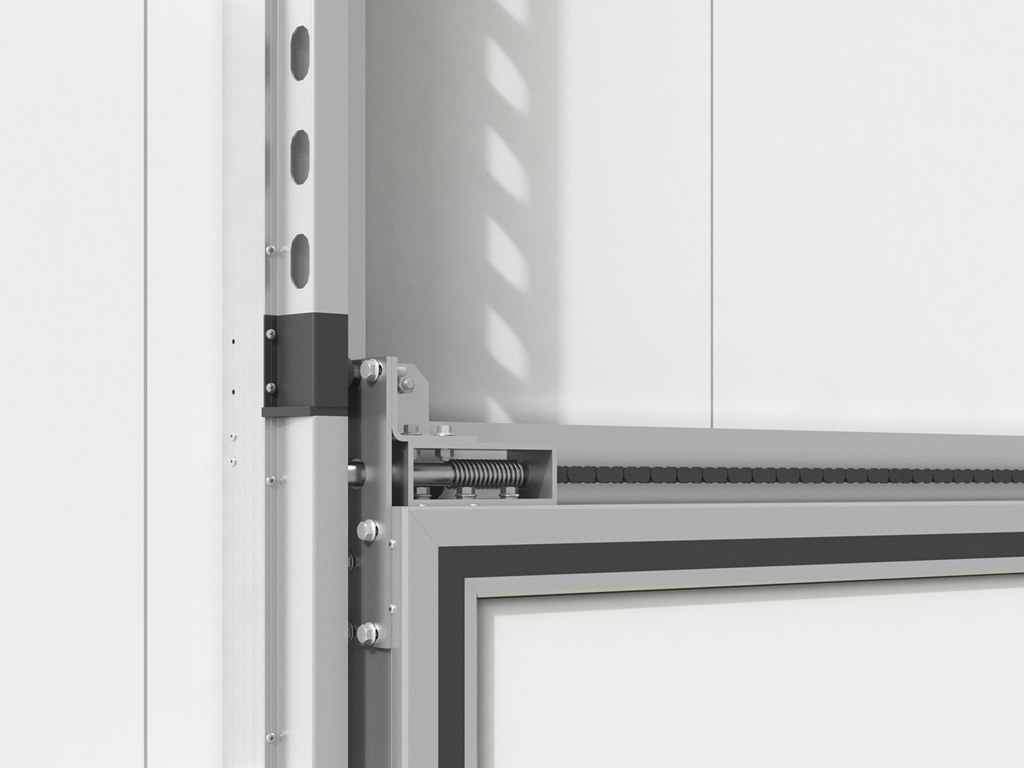 Алюминиевая система направляющих.